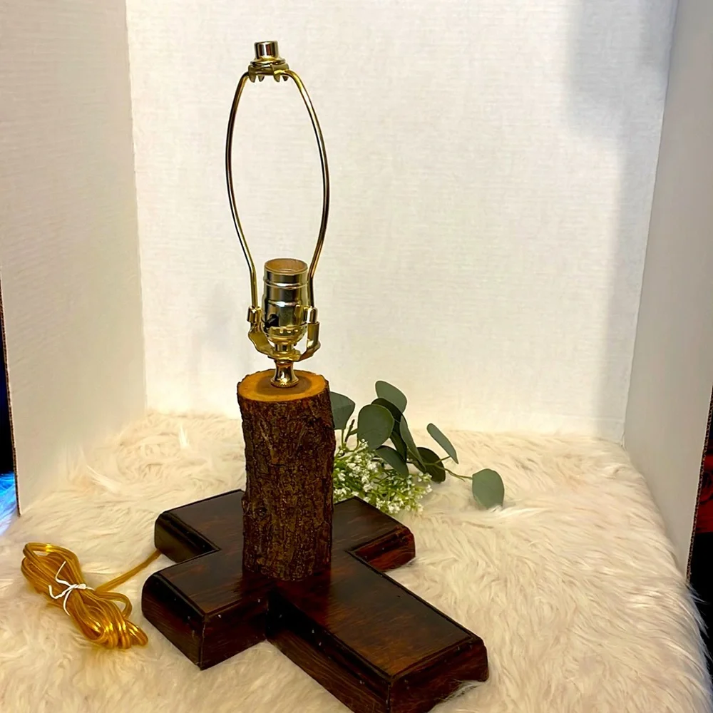 Handmade Cross Lamp